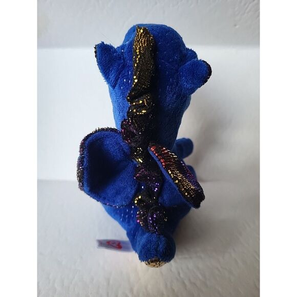TY Beanie Boos - SAFFIRE the Blue Dragon (6 Inch) NEW - MINT with MINT TAGS - Picture 5 of 10